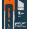 Hoja Repuesto Cutter Trincheta 18mm 10 Unidades Truper 16965