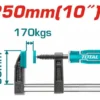 Sargento Total 250mm - 170kg, Tipo F - Industrial