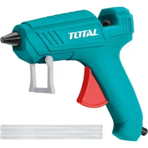 Pistola De Pegar Silicona Eléctrica Total Color Turquesa