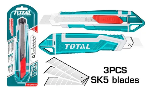 Cutter Trincheta Total 170 Mm 3 Cuchillas Tht511803