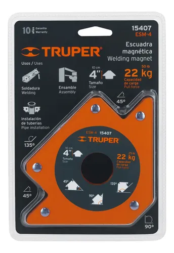Escuadra Magnética Para Soldar 22 Kg - Truper 15407