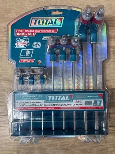 Juego X 8 Llaves Bristol Mango En T 2mm A 10mm Thhw80816