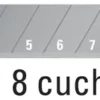 Estuche Con 50 Cuchillas De Repuesto Para Cutter De 18mm