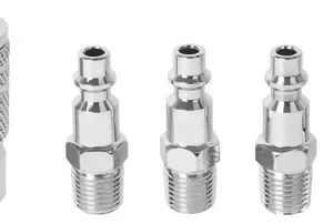 Juego Acople Y Conectores Rápidos Acero Cromo 5 Pzas Pretul