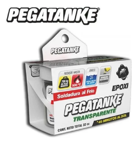 Pegatanke Epoxi Transparente Alta Resistencia El Original