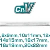 Juego De Llaves Curva Doble Corona 8 Piezas Total Tht102486