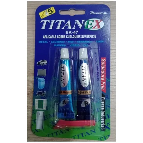 Pega Tanque Adhesivo Pegatodo Soldadura Fria Blanco O Transp
