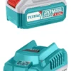 Combo 4 Amp Ah Bateria 20v + Cargador Carga Rapida Total