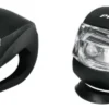 Linternas De Bicicletas Delantera Trasera Pack Pretul 27050 Color Negr
