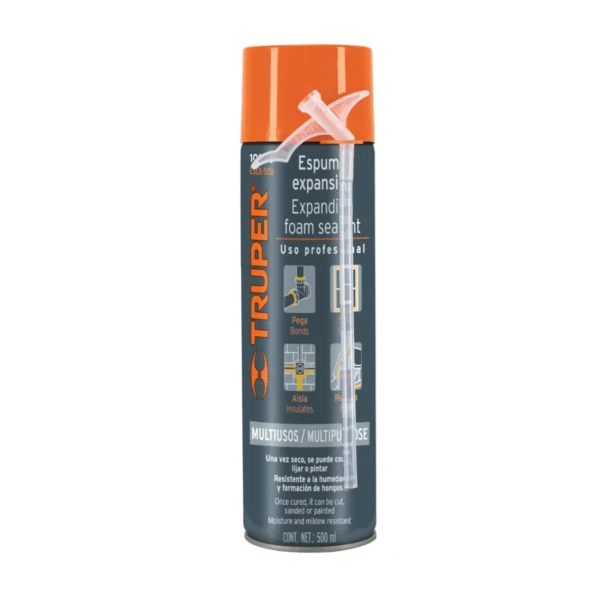 Espuma Multiusos  Expansiva Poliuretano 500ml Truper 10920