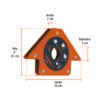 Escuadra Magnética Para Soldar 22 Kg - Truper 15407