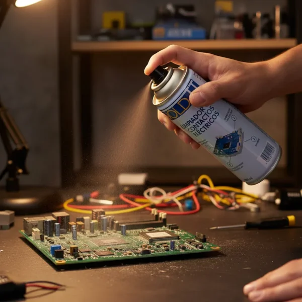 Caja X 6 Limpiador De Contactos Electricos Electronicos 400 Ml Holdit