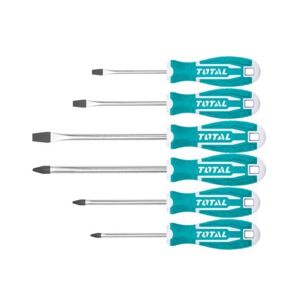 Destornillador Set 6 Piezas Total Tht250606 Linea Profesional