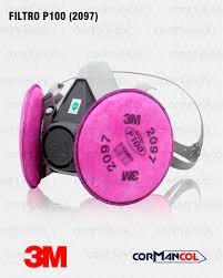 Par De Filtro Ref. 2097 P100 3m Original (superior Al N95)