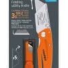 Navaja Plegable, Cuerpo Metalico, 6', Truper 101101 Color Naranja