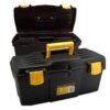 Caja De Herramientas Plástica 19 PuLG 48cm Pretul 20533 Color Negro