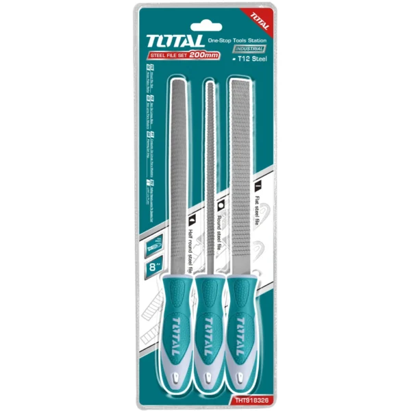 Set De 3 Limas Escofina Para Madera Total, Línea Industria