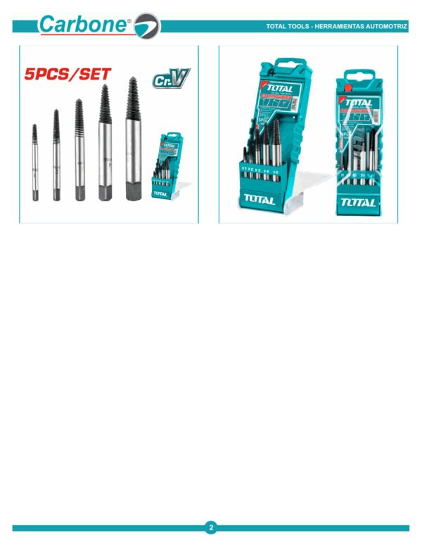 Tacse0056 Extractor Tornillos