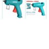 Pistola De Pegar Silicona Eléctrica Total Color Turquesa