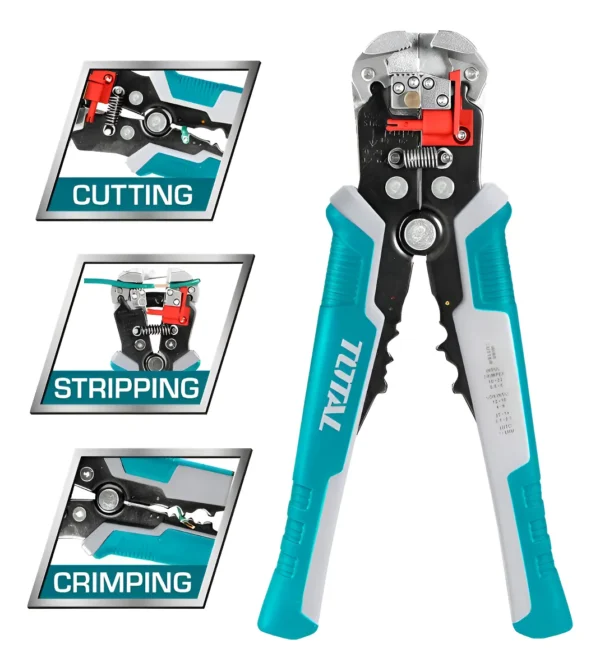 Alicate Pelacable 8-1/4" Multifuncion Crimpar Y Corta Total