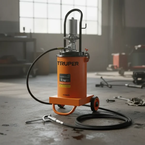Bomba Inyectora Neumática de Grasa 12 Kg - Truper