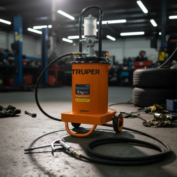 Bomba Inyectora Neumática de Grasa 12 Kg - Truper