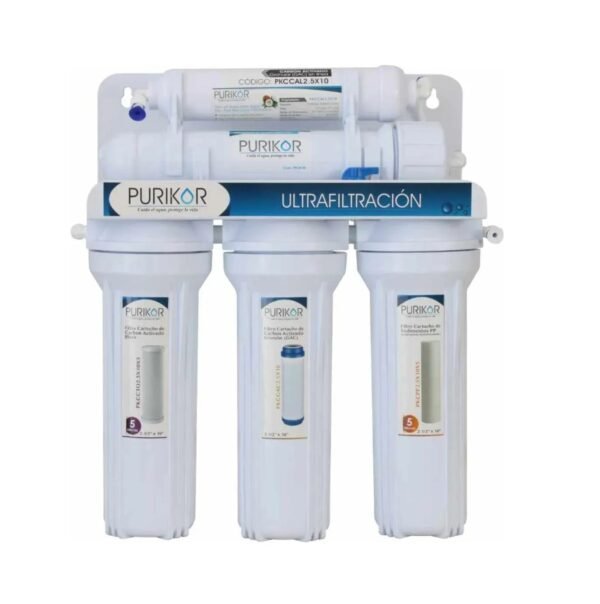 1 Sistema De Ultrafiltración 5 Etapas - Filtro Agua Pkuf-5 Blanco