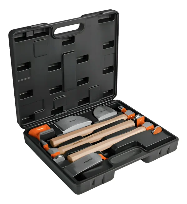 1 Juego De 7 Martillos Y Entibadores Para Latoneria - Truper