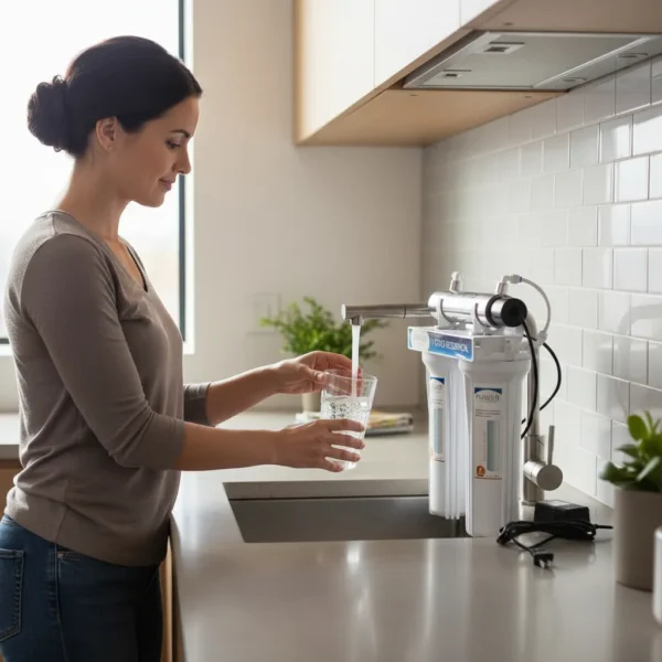 4 Purificador De Agua De 3 Etapas Pkf-3uv Purikor Blanco