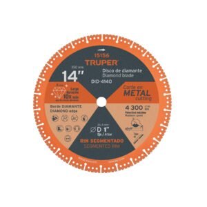 Disco De Diamante De 14 X 4 Mm, Corte De Metal, Truper