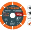 Disco De Diamante De 4-1/2 X 1.6 Mm, Corte De Metal, Truper