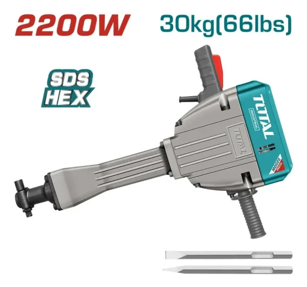 Demoledor Piso 2200w Trabajo Pesado 75j 110v Total