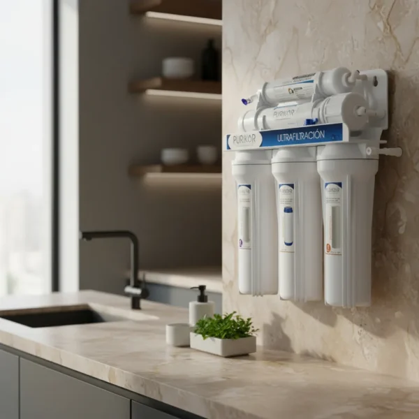 PKUF-5 Sistema De Ultrafiltración 5 Etapas - Filtro Agua Pkuf-5 Blanco