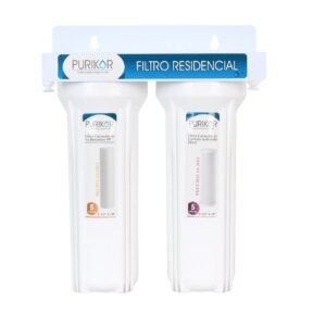 Purificador De Agua De 2 Etapas Pkf-2 Purikor Blanco