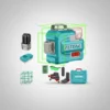 NIVEL LASER 0-35M LUZ VERDE 3D 12 LINEAS 16V TOTAL