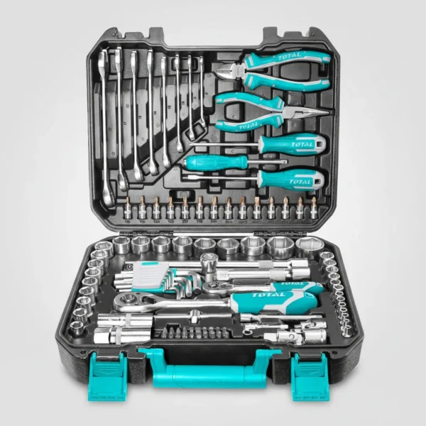 D_NQ_NP_2X_660359-MCO100068765971_122025-F Caja Kit De Herramientas X 100pzs Llaves Y Copas P/mecanico Total