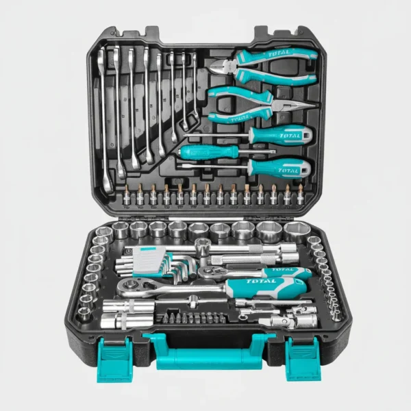 D_NQ_NP_2X_891532-MCO99582804160_122025-F Caja Kit De Herramientas X 100pzs Llaves Y Copas P/mecanico Total