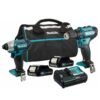 Combo Taladro Percutor 28nm + Atornillador Inalambrico 110nm Makita