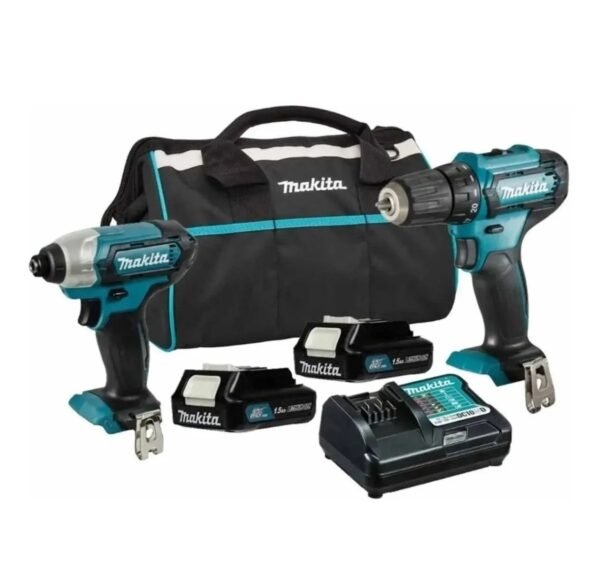 Combo Taladro Percutor 28nm + Atornillador Inalambrico 110nm Makita