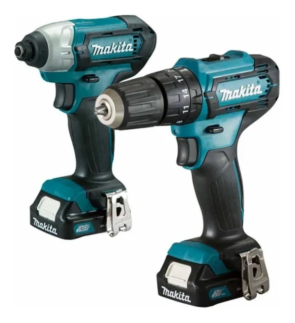 Combo Taladro Percutor 28nm + Atornillador Inalambrico 110nm Makita