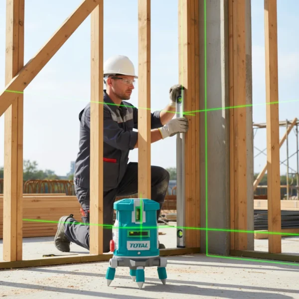 Nivel Láser Autonivelante Luz Verde 30m - 5 Lineas Total