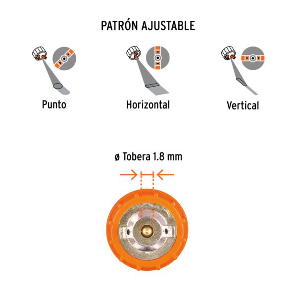 PIPI-44E+FC2 Pistola Para Pintar Eléctrica 110v De 600 W, Truper