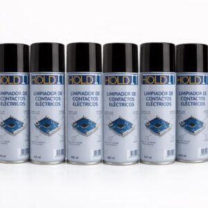 Caja X 6 Limpiador De Contactos Electricos Electronicos 400 Ml Holdit