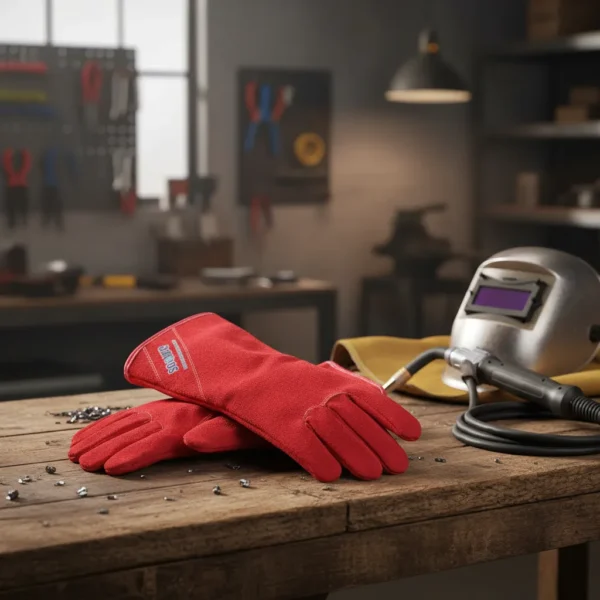 GUANTES SOLDADOR 41CM 10/XL CUERO Y KEVLAR INDUSTRIAL