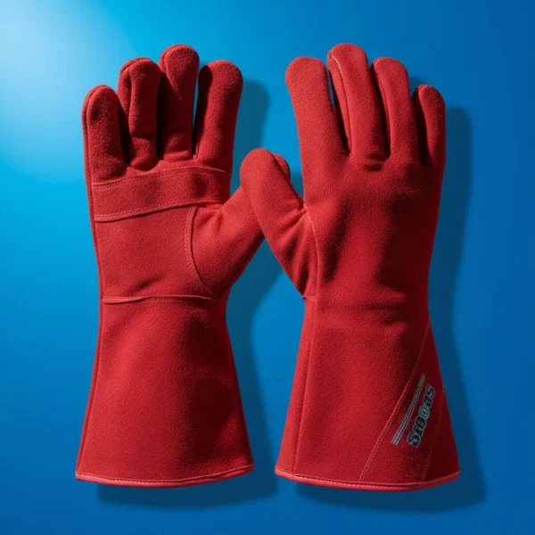 GUANTES SOLDADOR 41CM 10/XL CUERO Y KEVLAR INDUSTRIAL